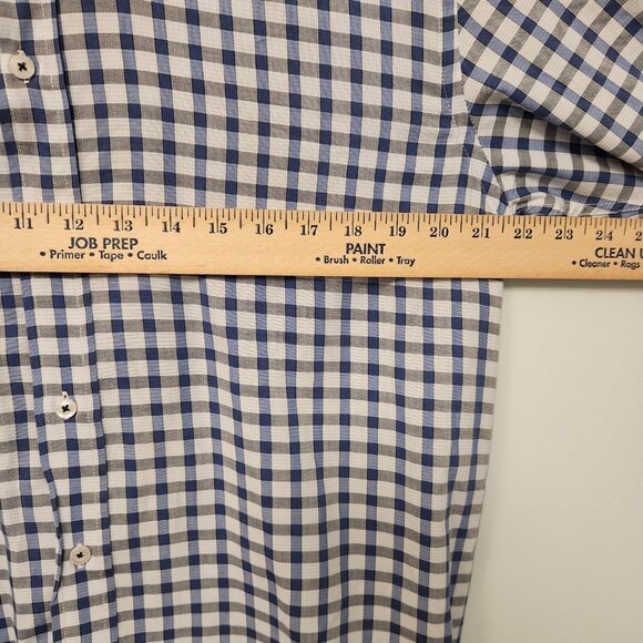 English Laundry Shirt Long Sleeve Button Up Flip Cuff Mens Size 15.5 32/33 - Picture 14 of 16